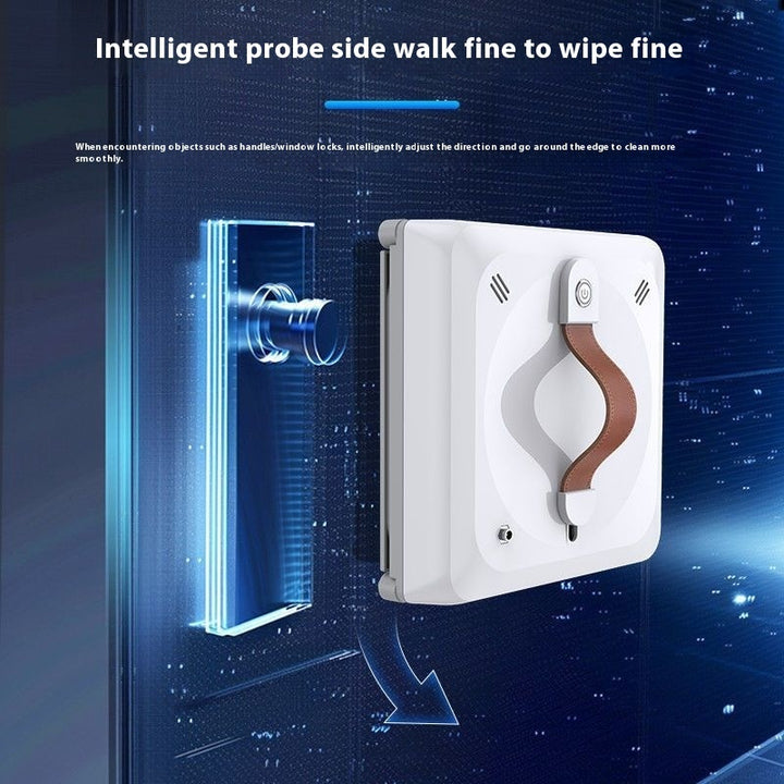 Intelligent Window Cleaning Robot with Dual Water Spray