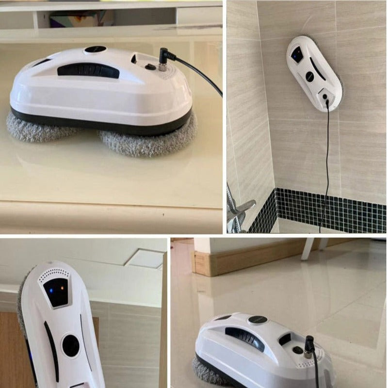 AI-Powered Window Cleaning Robot with Remote Control & Edge Detection