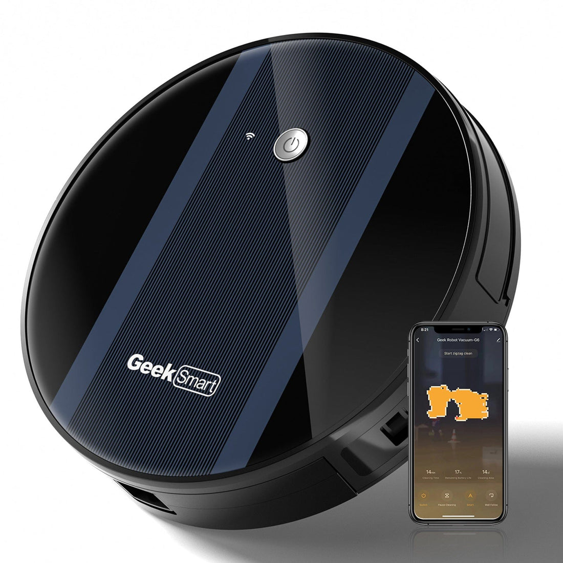 RoboMaidz Geek Smart Robot Vacuum Cleaner G6 Plus CJQX1613528-Default