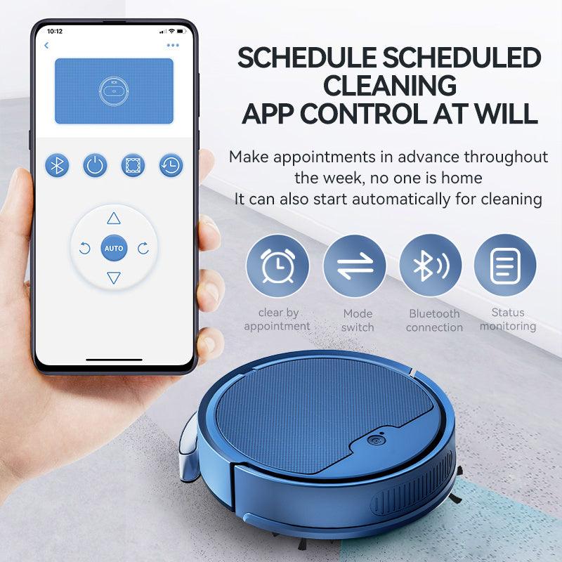 RoboMaidz Intelligent Sweeping Robot Large Water Tank Mobile App Remote Control Planning And Cleaning Line Low Noise 2000 Pa Large Suction