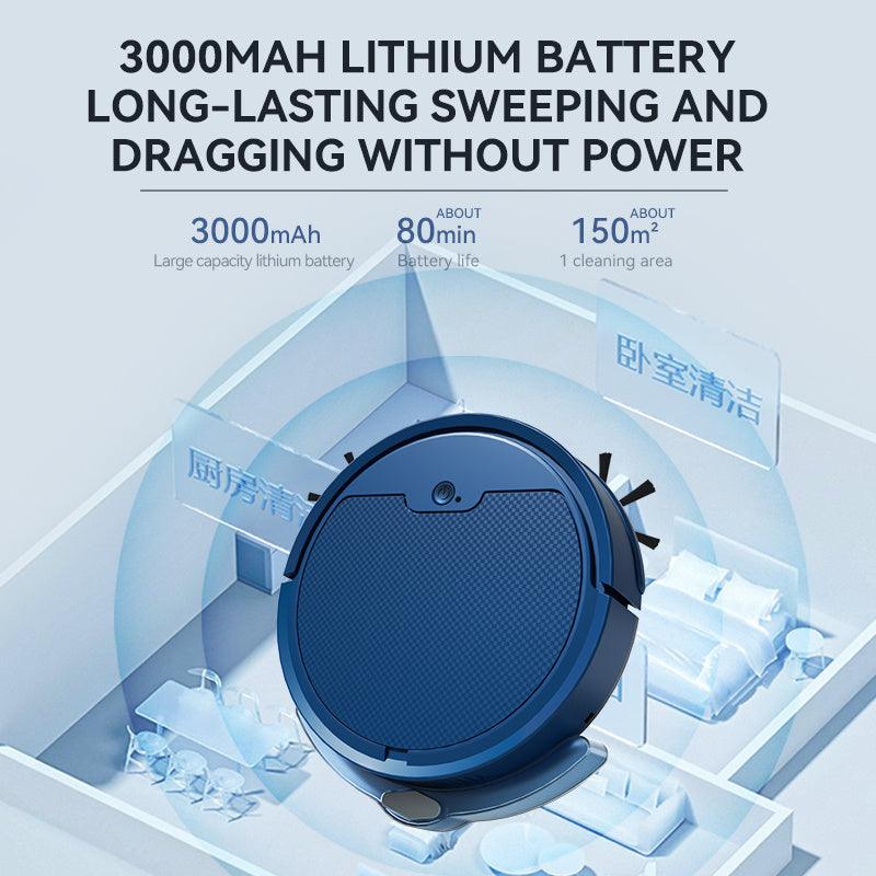 RoboMaidz Intelligent Sweeping Robot Large Water Tank Mobile App Remote Control Planning And Cleaning Line Low Noise 2000 Pa Large Suction