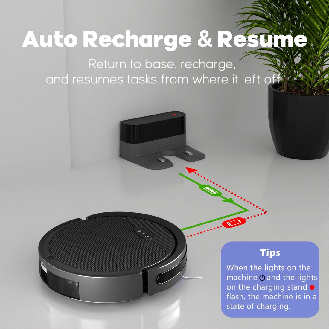 RoboMaidz Robot Vacuum And Mop, 3 In 1 Combo Cleaner