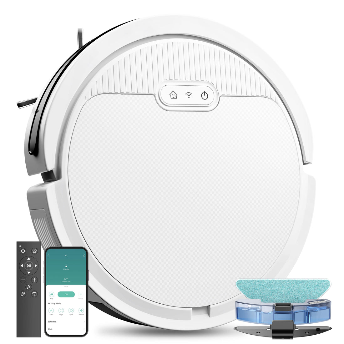 RoboMaidz Robot Vacuum And Mop, 3 In 1 Combo Cleaner CJQX233452802BY