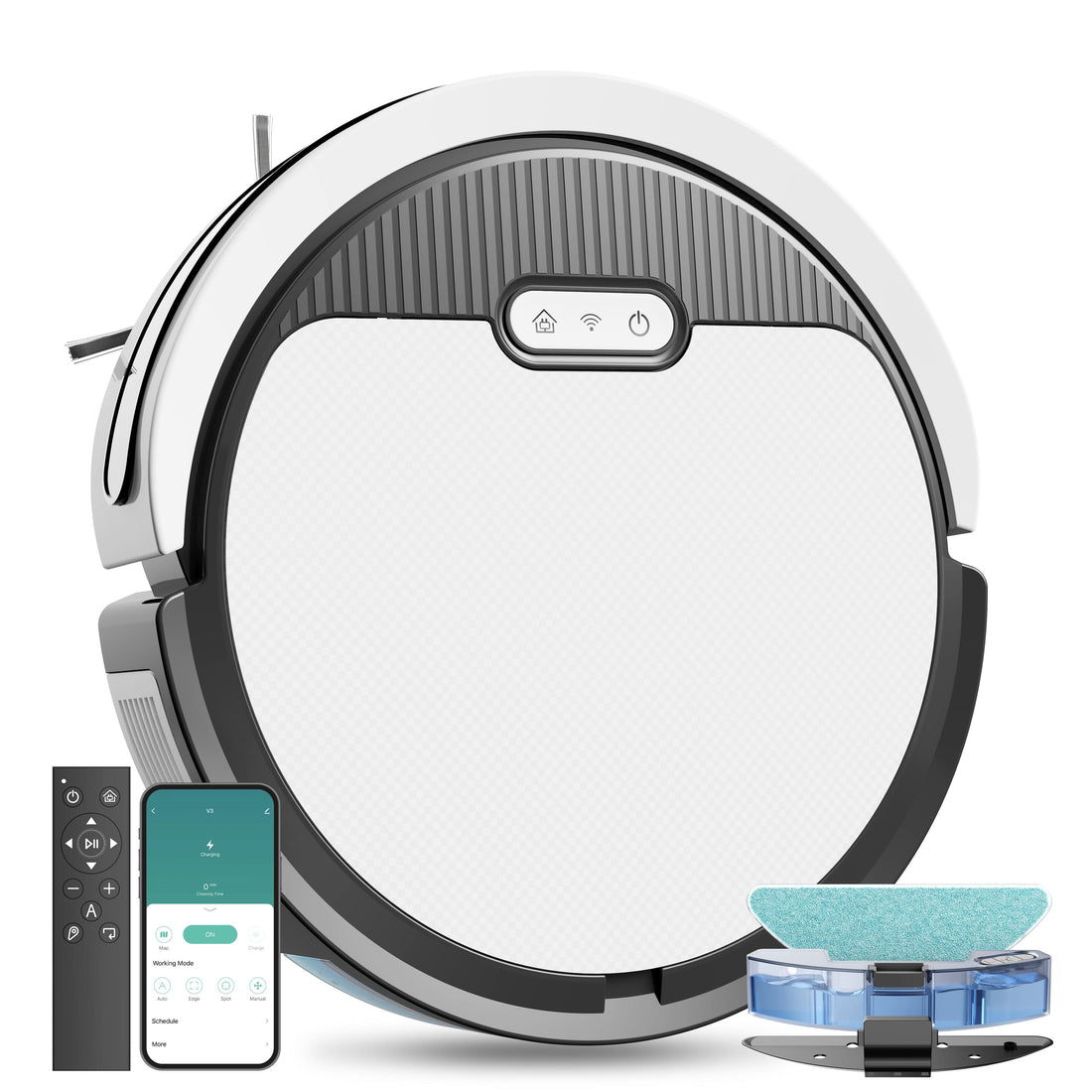 RoboMaidz Robot Vacuum And Mop, 3 In 1 Combo Cleaner CJQX233452803CX