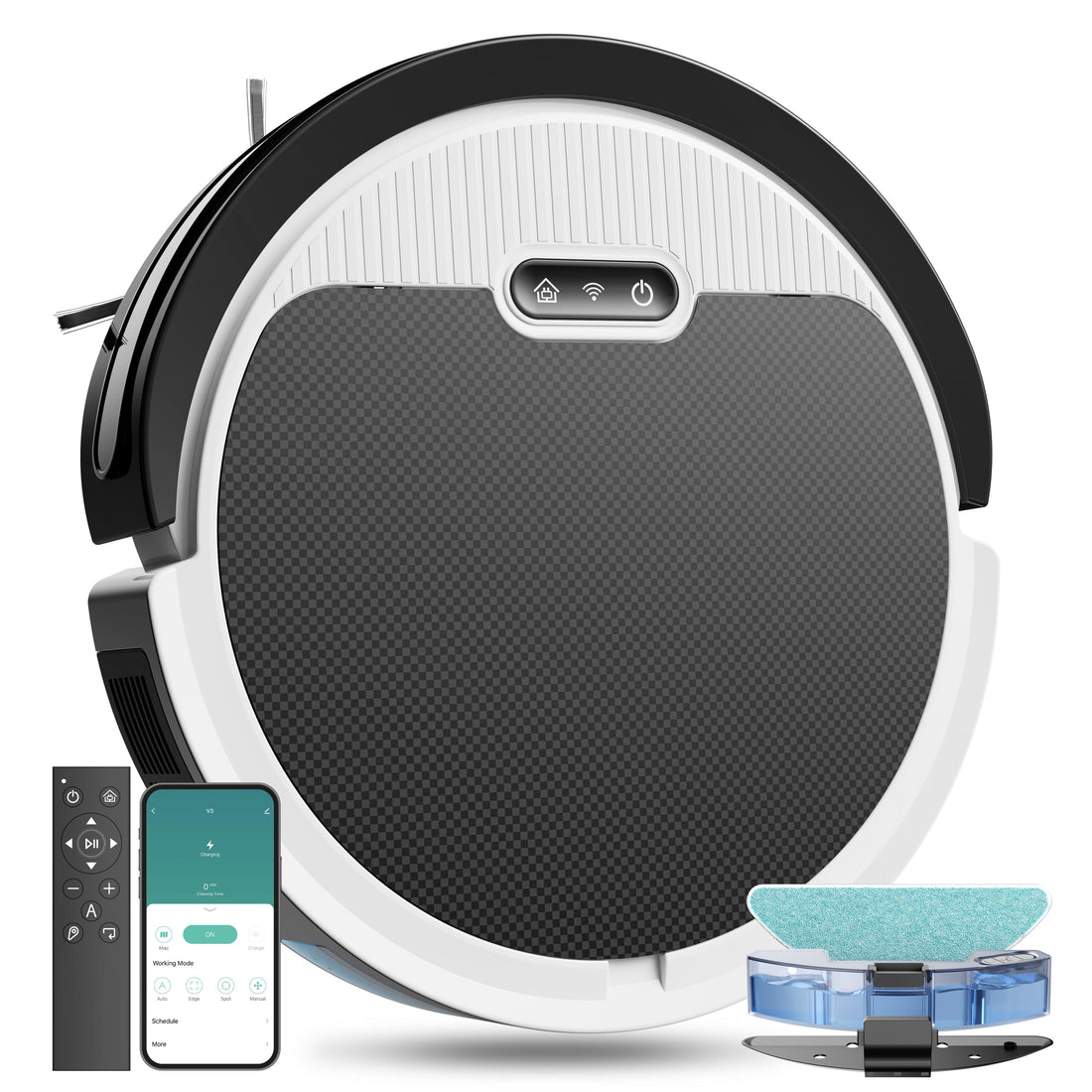 RoboMaidz Robot Vacuum And Mop, 3 In 1 Combo Cleaner CJQX233452804DW